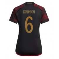 Camisa de time de futebol Alemanha Joshua Kimmich #6 Replicas 2º Equipamento Feminina Mundo 2022 Manga Curta